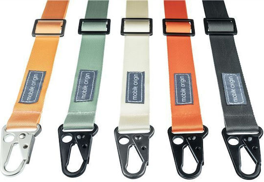 Mobile Origin Lanyard Tape 25mm Orange 84-165cm Lyt-uni-org