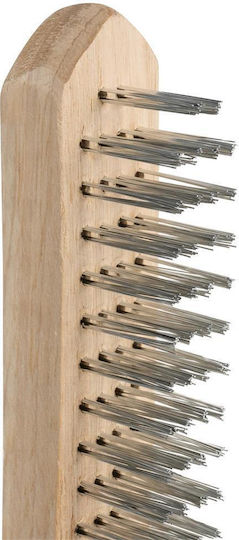 JBM 52760 Bürste Drahtbürste mit Holzgriff