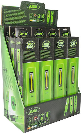 JBM Wiederaufladbar Taschenlampe LED mit maximaler Helligkeit 300lm