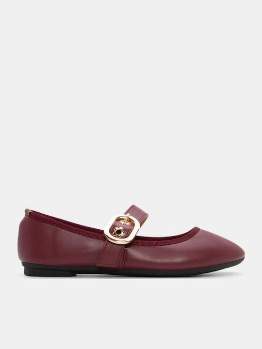 Ballerinas With strap Burgundy