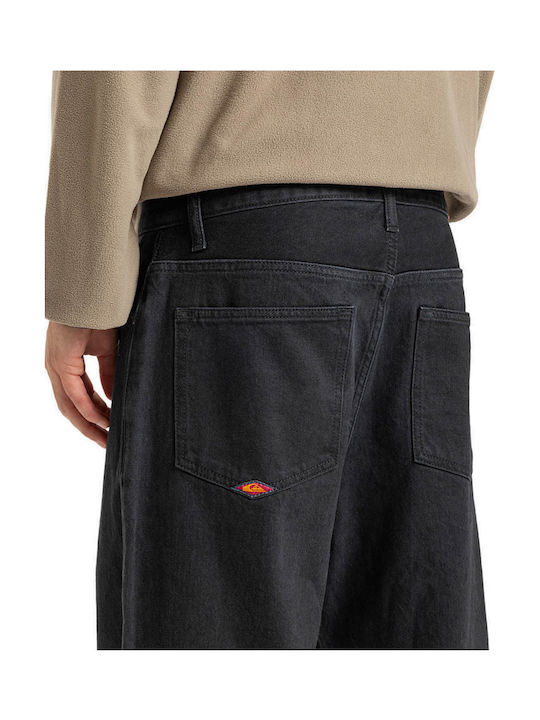 Herren Jeanshose mit Loose Baggy Passform Schwarz