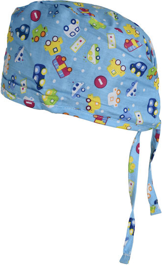 Alezi Car 2 Unisex Light Blue Disposable Surgical Cap