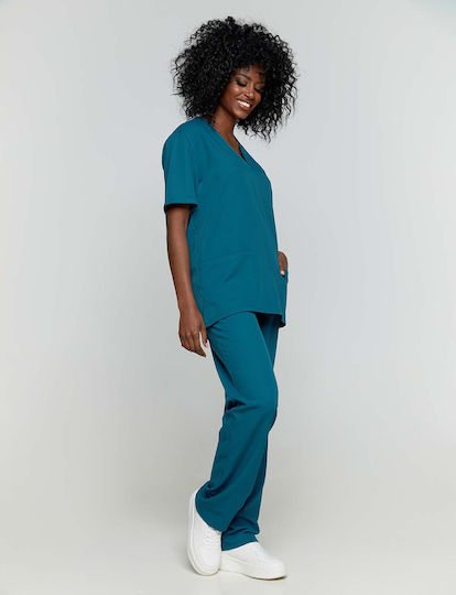 Velilla Mito Unisex Blue Medical Blouse