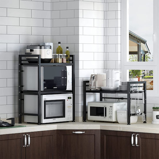 Shally Dogan Βάση για Φούρνο Μικροκυμάτων Inox 60x32x43.5εκ. Μαύρη Shally Dogan Βάση για Φούρνο Μικροκυμάτων Inox 60x32x43.5εκ. Μαύρη