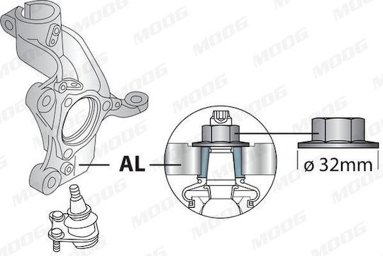 Articulație De Încărcare Moog Vo-bj-5012