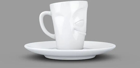 Lumarko Tasse Espresso aus Porzellan Weiß 80ml