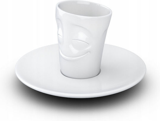 Lumarko Tasse Espresso aus Porzellan Weiß 80ml