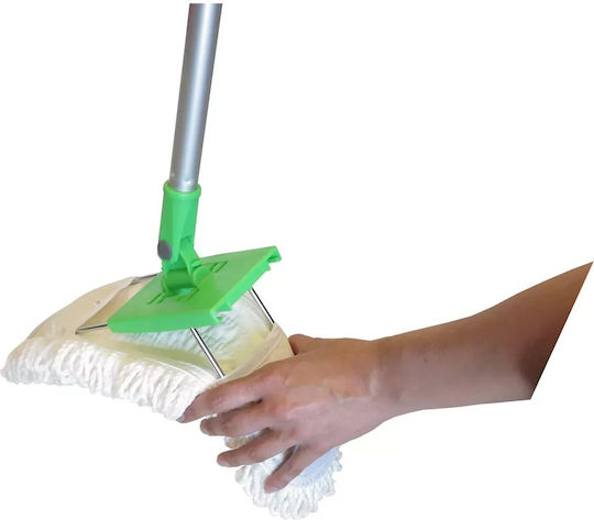 Perie de podea Go-pro 40cm cu mâner din aluminiu de 140cm