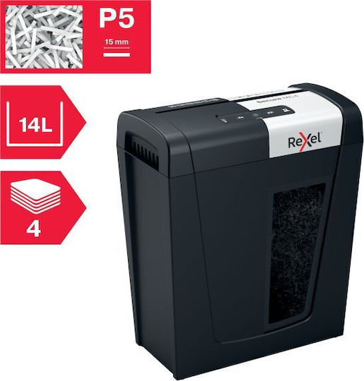 Rexel Micro Cut 4-Sheet Paper Shredder