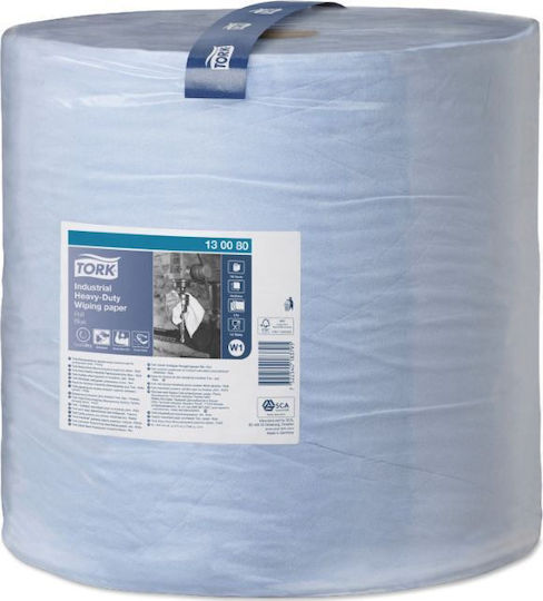 Tork Industrial Heavy-Duty Wiping Paper Kitchen Paper Roll 1 Package 130080