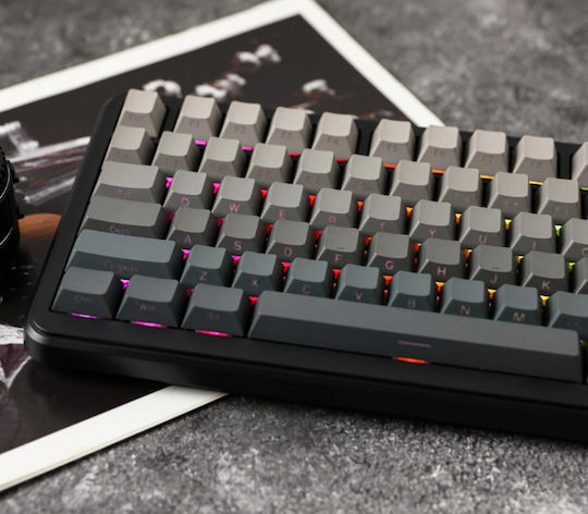 Ajazz AK820 Gaming Μηχανικό Πληκτρολόγιο Tenkeyless με Magnetic διακόπτες και RGB φωτισμό (Αγγλικό US) Gradient Grey
