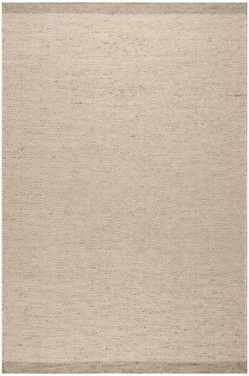 Tapicap Herringbone Kelim Rug Rectangular Wool Grey