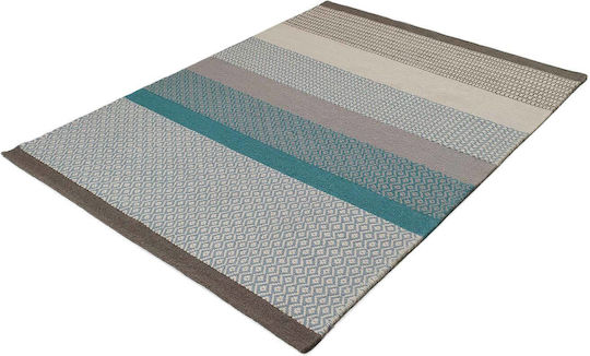 Tapicap Ios Woolen Kelim Teppich Rechteckig Wolle Grey Brown