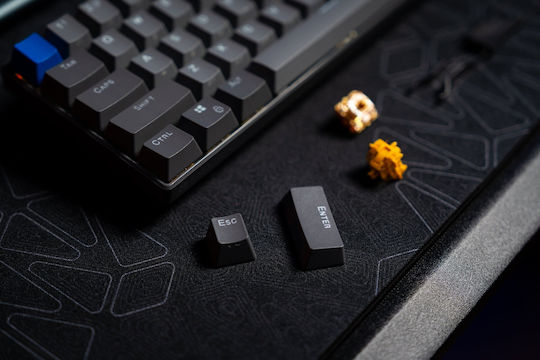 Endorfy Thock V2 Compact Wireless Wireless Gaming Mechanical Keyboard 60% with Gateron Yellow switches and RGB lighting (English US) Gray
