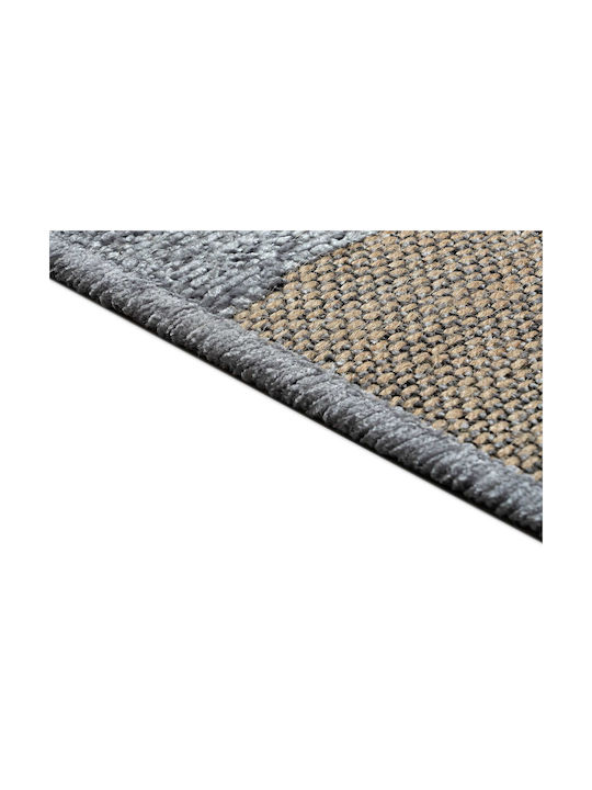 Madi Brook Rug Rectangular Cotton Beige Grey