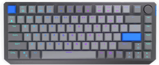Endorfy Thock V2 75% Wireless Gaming Mechanical Keyboard 75% with Gateron Yellow Switches and RGB Lighting English US