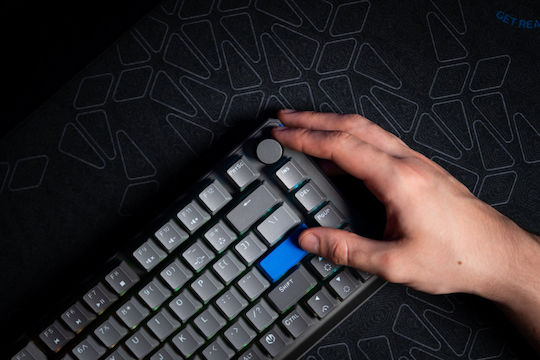 Endorfy Thock V2 75% Wireless Gaming Mechanical Keyboard 75% with Gateron Yellow Switches and RGB Lighting English US