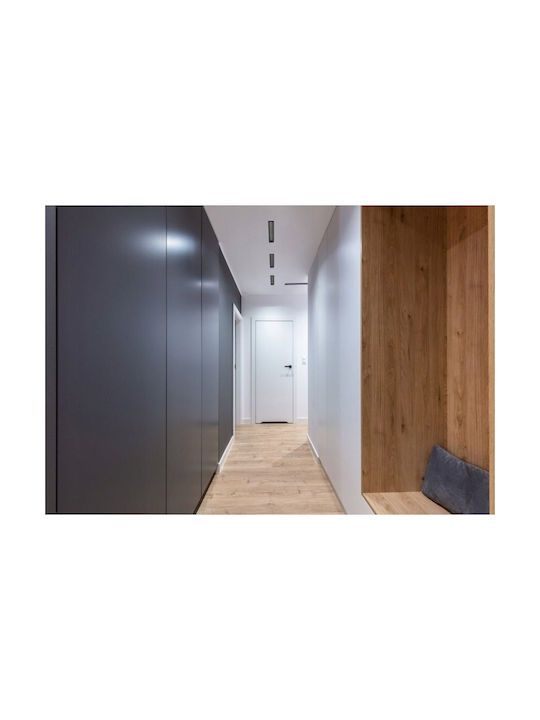 Nowodvorski Rectangle Recessed Spot with Integrated LED and Warm White Light Black 19.5x4.5cm. 1pcs