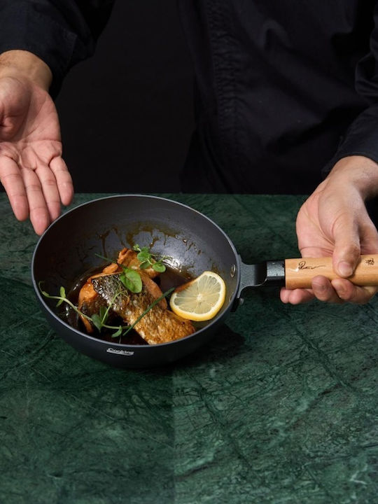 Heinner Rikito Watanabe Wok από Αλουμίνιο με Καπάκι με Αντικολλητική Επίστρωση