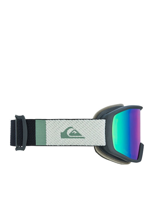 Quiksilver Harper Ски & Сноуборд Маска Детска Черен с Леща в Цвят Черен