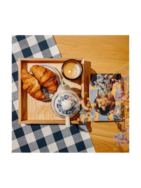 Creative Tischspiel Holz Basis 28x28x5cm Beige