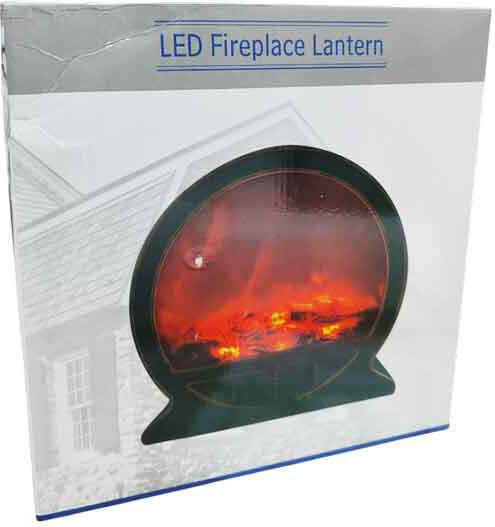 Lighting Fixture – Round LED Warm White Fireplace Lighting Fixture – Round LED Warm White Fireplace