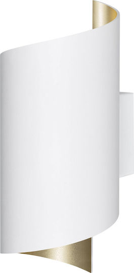 Ledvance Twist Modern Lumină de Perete cu LED Integrat și Lumină Alb Cald 127x23x9.5cm