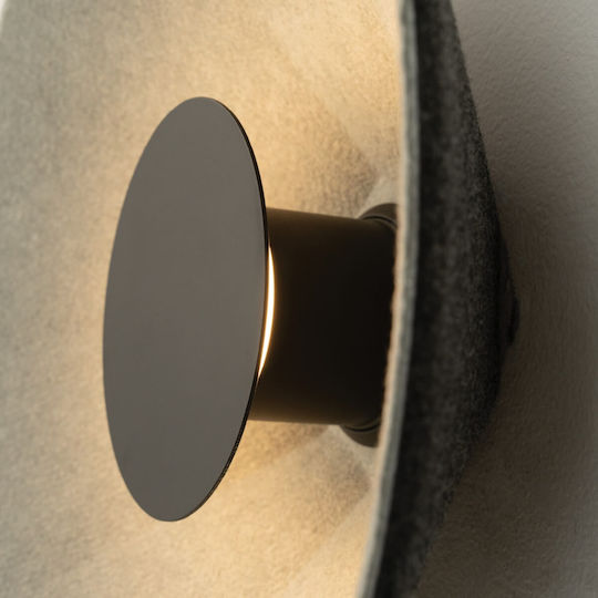 Zambelis Lights Lamp Wall with Integrated LED Gray