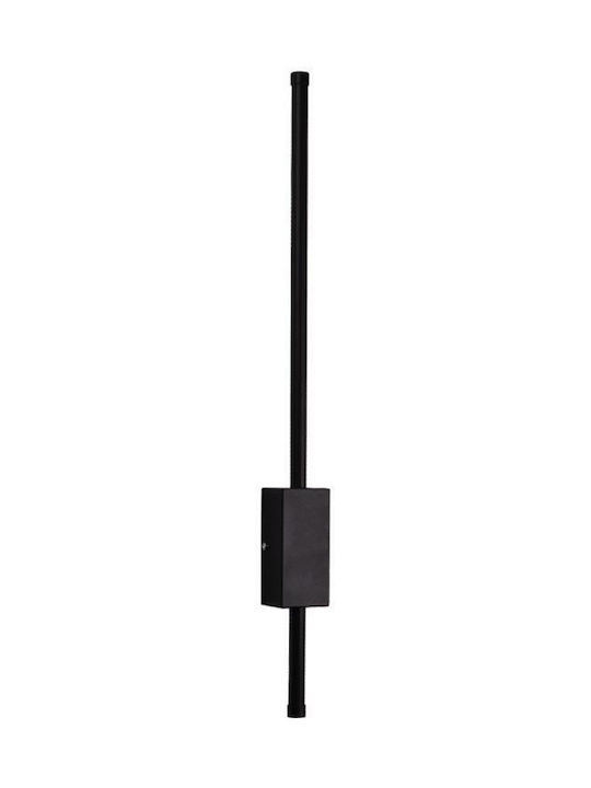 Inlight Modern Leuchte Wand mit Integrierter LED und Einstellbares Weißes Licht Schwarz 60cm