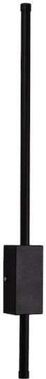 Inlight Modern Lumină de Perete cu LED Integrat și Lumină Alb Reglabil Negru 60cm