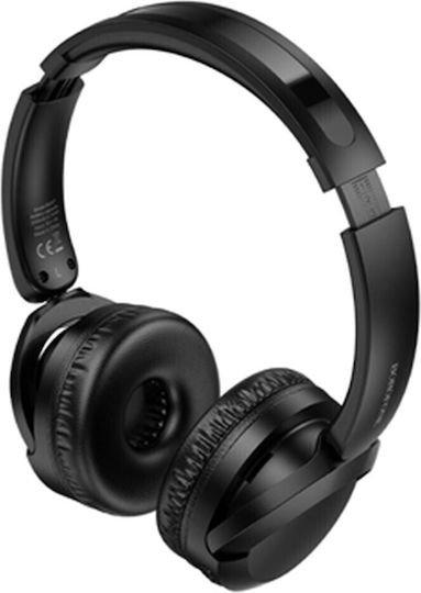 Borofone Wireless / Wired On Ear Headphones and Quick Charge Black