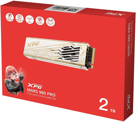 Adata MARS 980 Pro SSD 2TB M.2 Type with PCI Express 5.0 Connection
