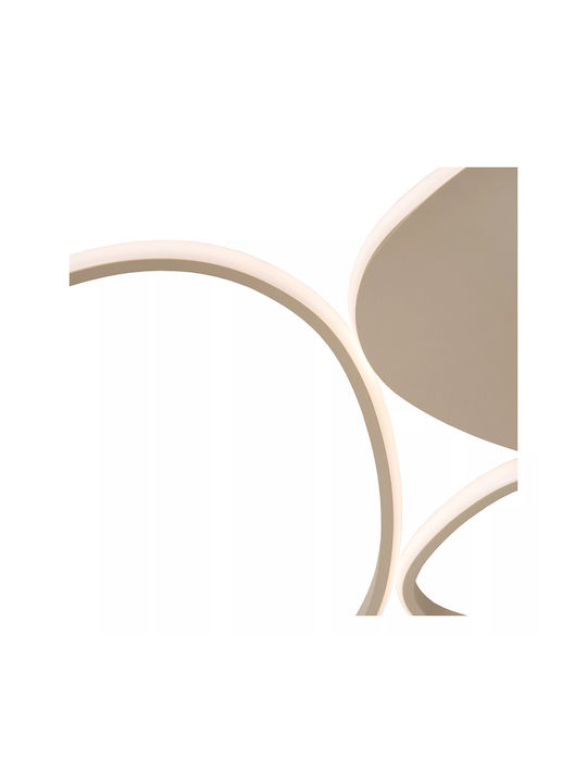 Lucide Lightning Samling Ceiling Mount Light Brown with Integrated LED