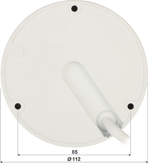 Dahua HDBW3649E-AS-IL-0280B IP Surveillance Camera Full HD+ 6MP Waterproof with Lens 2.8mm