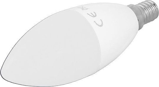 LTC Audio LED крушка 7W 112mm за фасунга E14 и форма C37 Топло бяло 560лм
