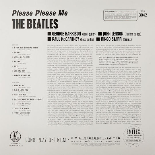 Please Please Me Limited Edition Vinyl