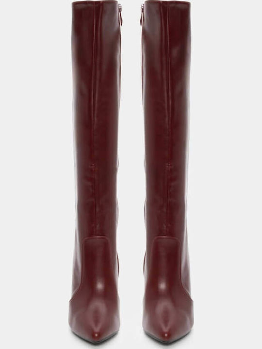 Damenstiefel Burgundisch
