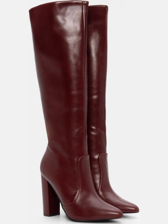 Damenstiefel Burgundisch