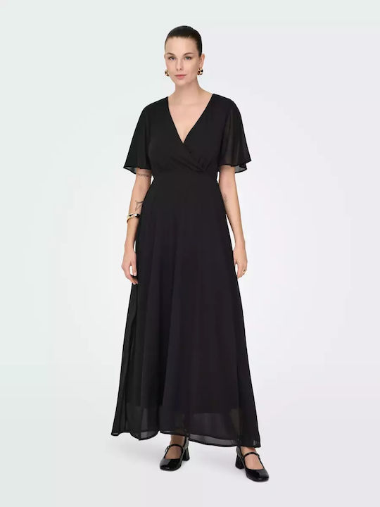 Life Summer Maxi Dress Wrap Black