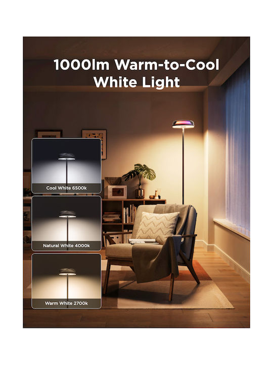 Govee Uplighter H60B0 LED Φωτιστικό Δαπέδου Υ170εκ. Μαύρο Govee Uplighter H60B0 LED Φωτιστικό Δαπέδου Υ170εκ. Μαύρο