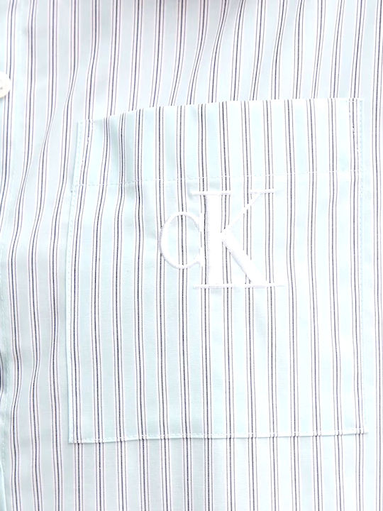 Women's Long Sleeve Shirt Aqua Blue
