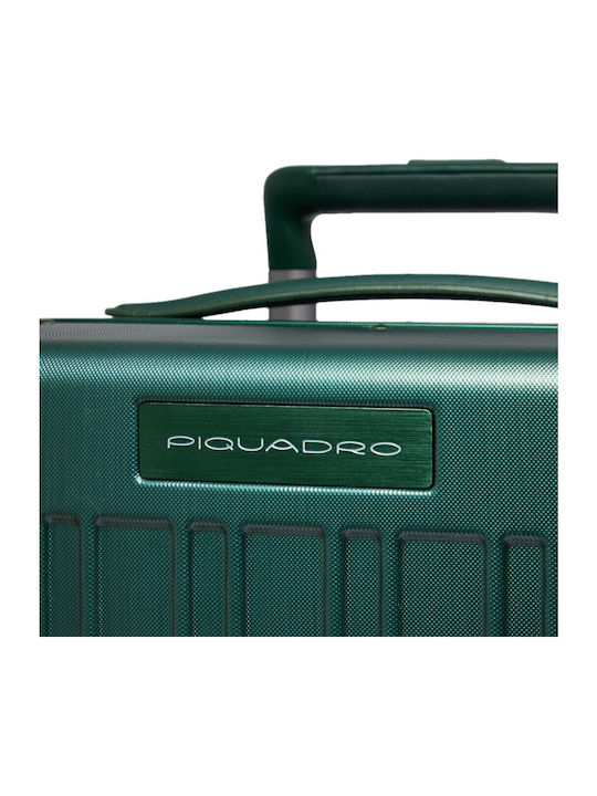 Piquadro Βαλίτσα Ταξιδίου Καμπίνας Flamed Green με 4 Ρόδες Ύψους 55εκ.