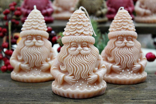Gerakis The translated Liquid template in German language: Weihnachtskerzen & Kerzenständer Kerze Orange 11x7cm.