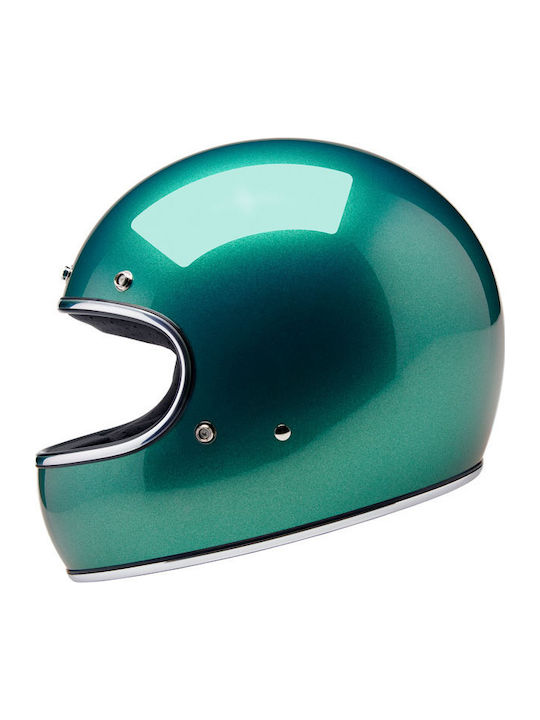 Biltwell Gringo Твърд бял гланц Мотоциклетна каска Full Face DOT / ECE 22.06