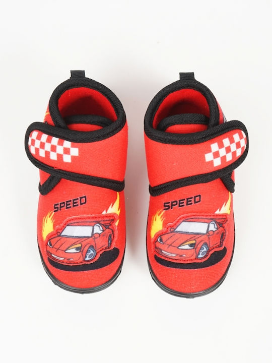 Kids Slippers Boots Red