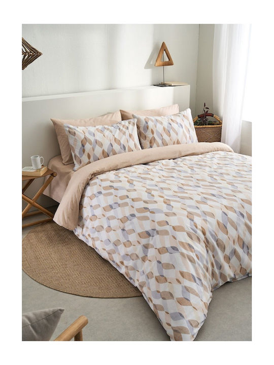 Vesta Home Πάπλωμα Μονό 170x240εκ. Prato Beige