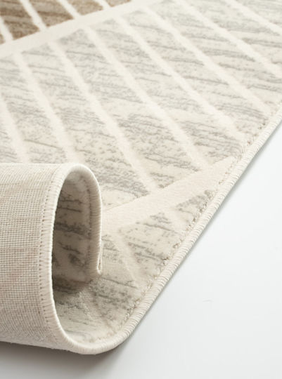 Anatolia Rustic 1577 Teppich Rechteckig Synthetisch,Polyester/Cotton/Leather Beige