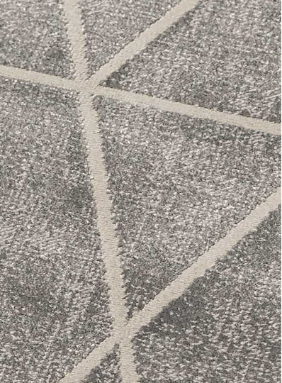 Anatolia Rustic 1578 Teppich Rechteckig Synthetisch,Polyester/Cotton/Leather Grey