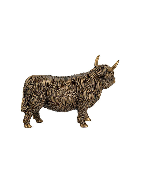 Artekko Διακοσμητική Αγελάδα Πολυρητίνης 25x9x18cm