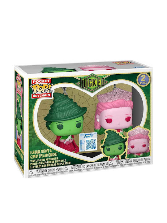 Wicked Pop Vinyl Schlüsselanhänger 2er Set G&e Ombre 4 Cm Wicked Pop Vinyl Schlüsselanhänger 2er Set G&e Ombre 4 Cm
